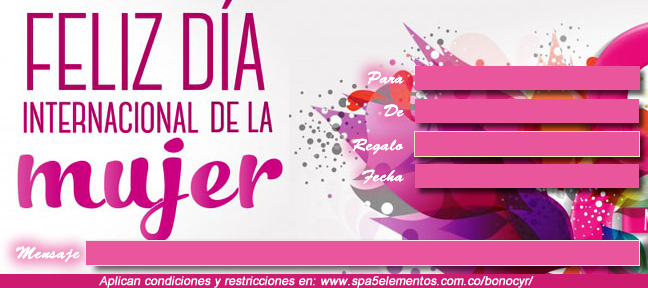 Dia de las mujeres - frente