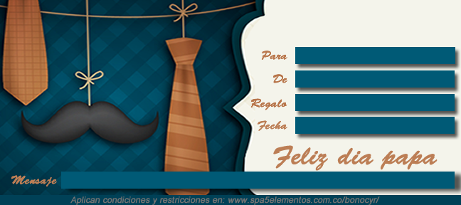 Dia de los padres - frente