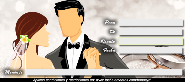 Matrimonio Hombre y Mujer - frente