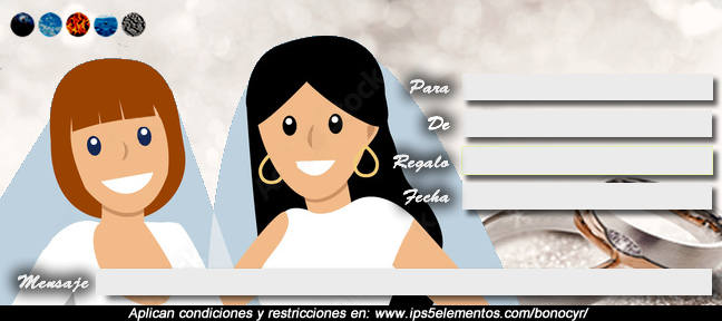 Matrimonio Mujer y Mujer - frente