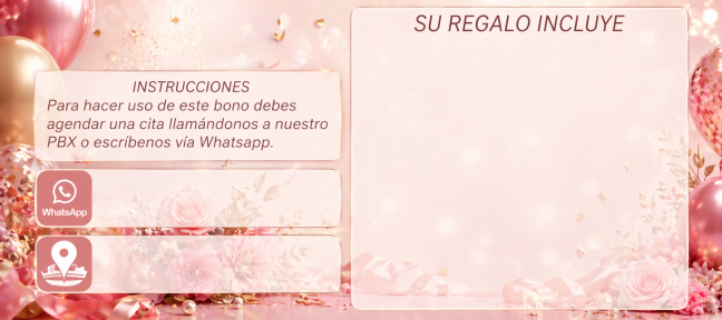 Feliz cumpleaños rosado - reverso