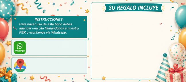 Feliz cumpleaños colorido - reverso