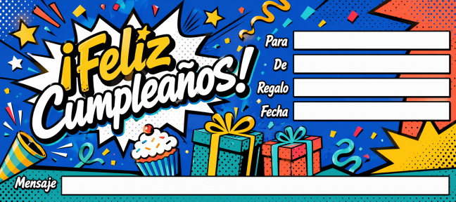 Feliz cumpleaños Pow - frente