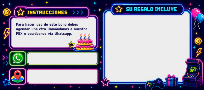 Feliz cumpleaños gamer - reverso