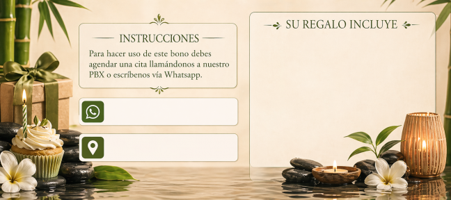 Feliz cumpleaños clasica piedras - reverso