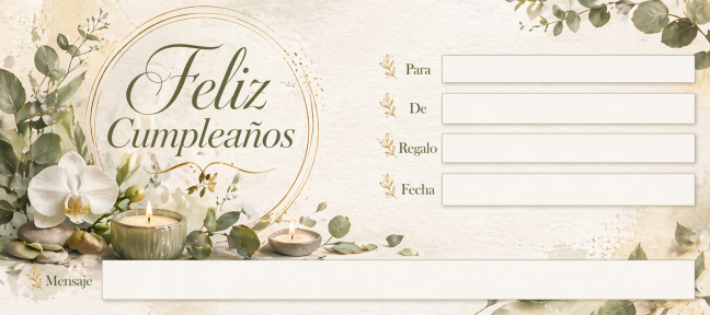 Feliz cumpleaños vintage - frente
