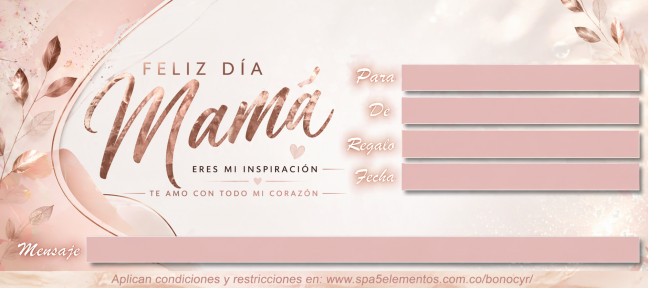 Dia de las madres moderno - frente