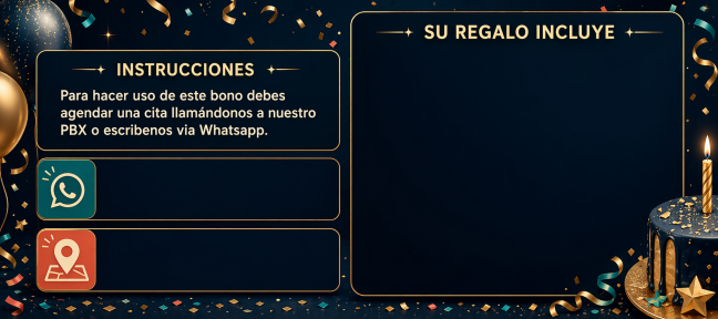 Feliz cumpleaños ocuro - reverso