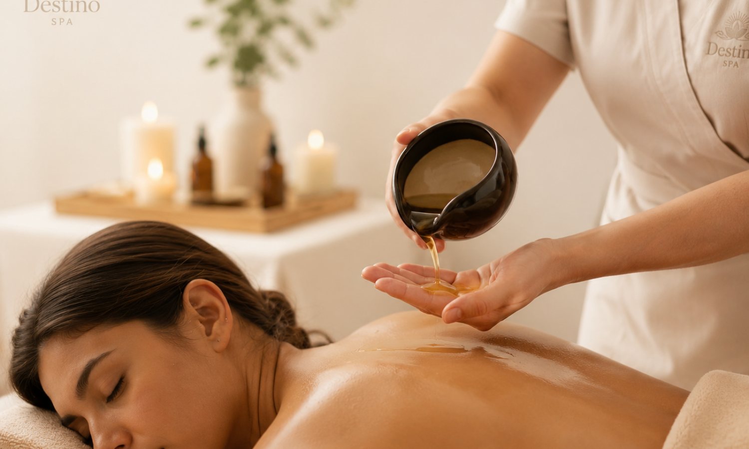 Masaje vela aromatica